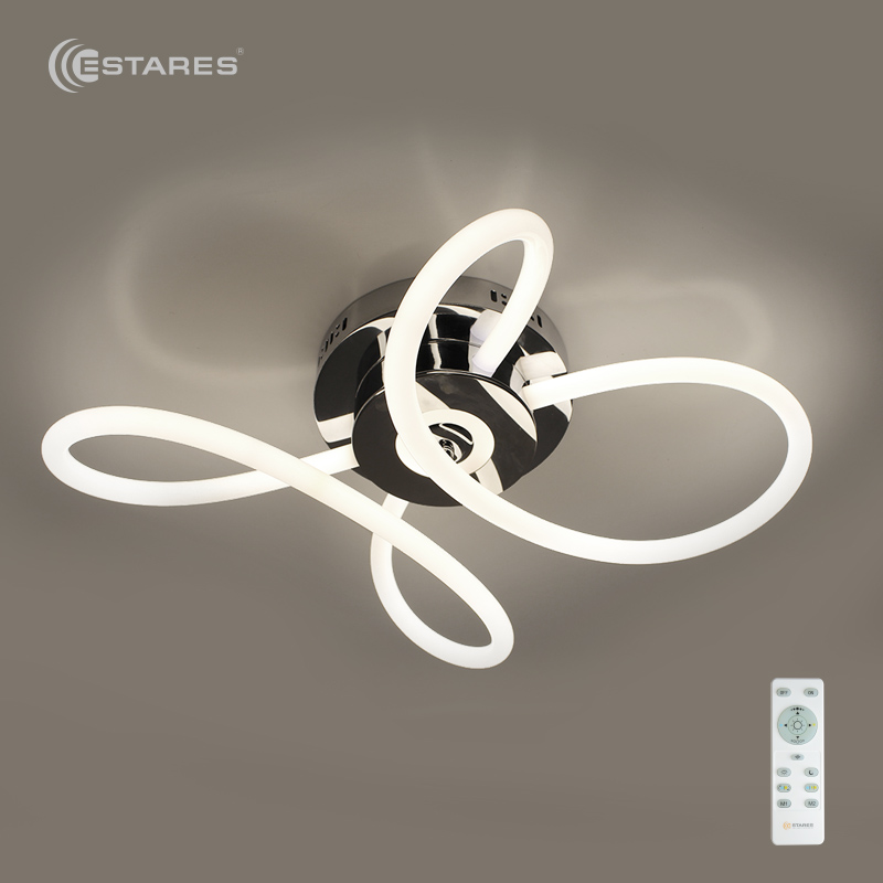 Управляемая светодиодная люстра OMNIA RGB 30W OV-640/500/180-RC-CHROME/OPAL360-220-IP20