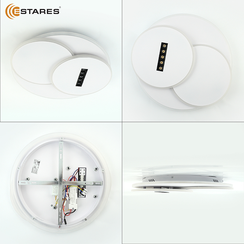 Управляемый светодиодный светильник STERREN 95W 3R 5DL-RC-495x55-WHITE BLACK WHITE-220-IP20