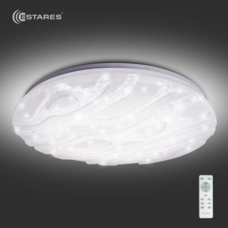 Управляемый светодиодный светильник FANTAZIYA 60W R-600-CRISTAL/SHINY-220-IP20