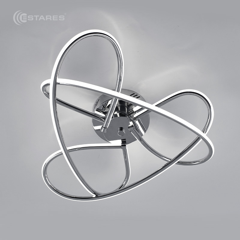 Светодиодная люстра LIANA MONO 70W R-6000K-460х190-CHROME/WHITE-220-IP20/6000K