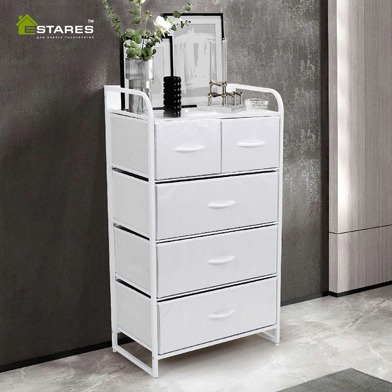 COMMOD 4F-5D-WHITE-58x29x99  комод-макси