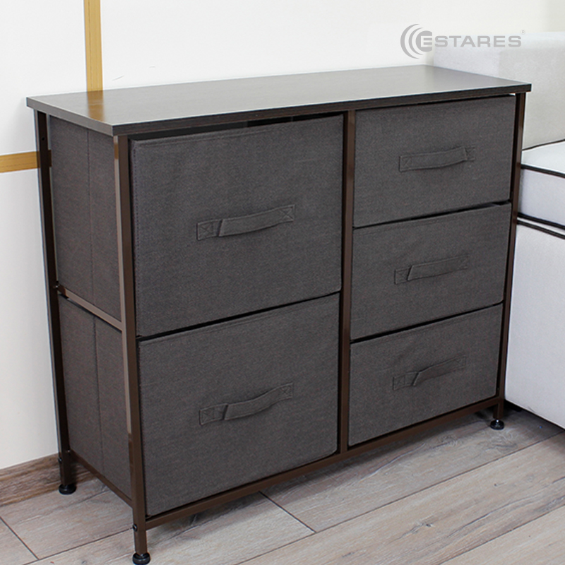 COMMOD novel 3F-5D-BROWN-85х30x70 комод-микс