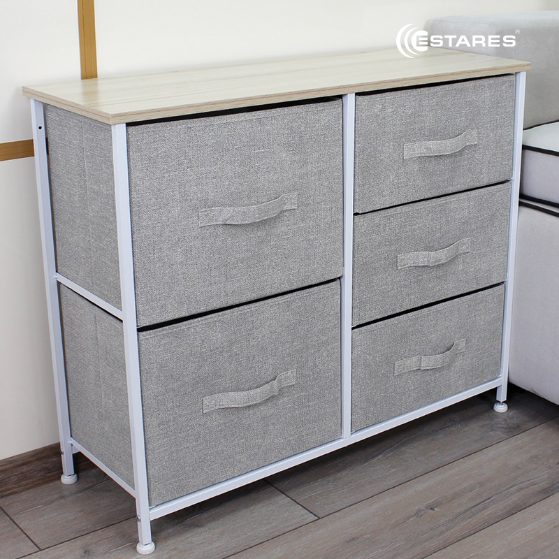 COMMOD novel 3F-5D-BEIGE-85х30x70 комод-микс