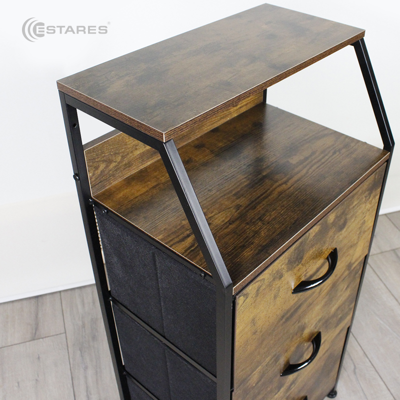 COMMOD WOOD-I 3F-3D-BROWN-440X290X860 комод макси