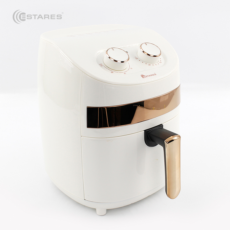 АЭРОГРИЛЬ EASYCOOK 1000W-220V-3.5L-280x280x335-WHITE GOLD