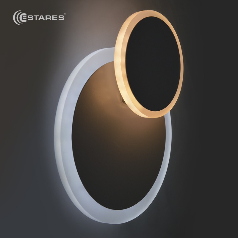 Светодиодный светильник, бра  Geometria round 12W R-185-WHITE-220-IP44