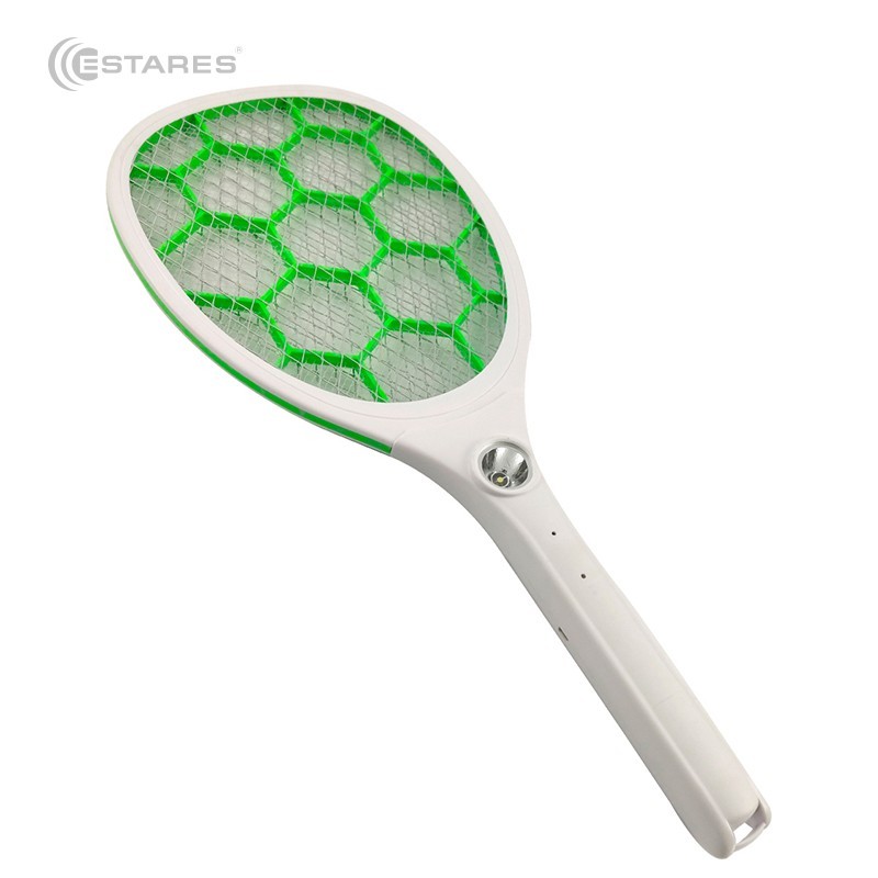 Мухобойка электрическая с фонариком STOP FLY advanced 3X-1400B-USB-LAMP