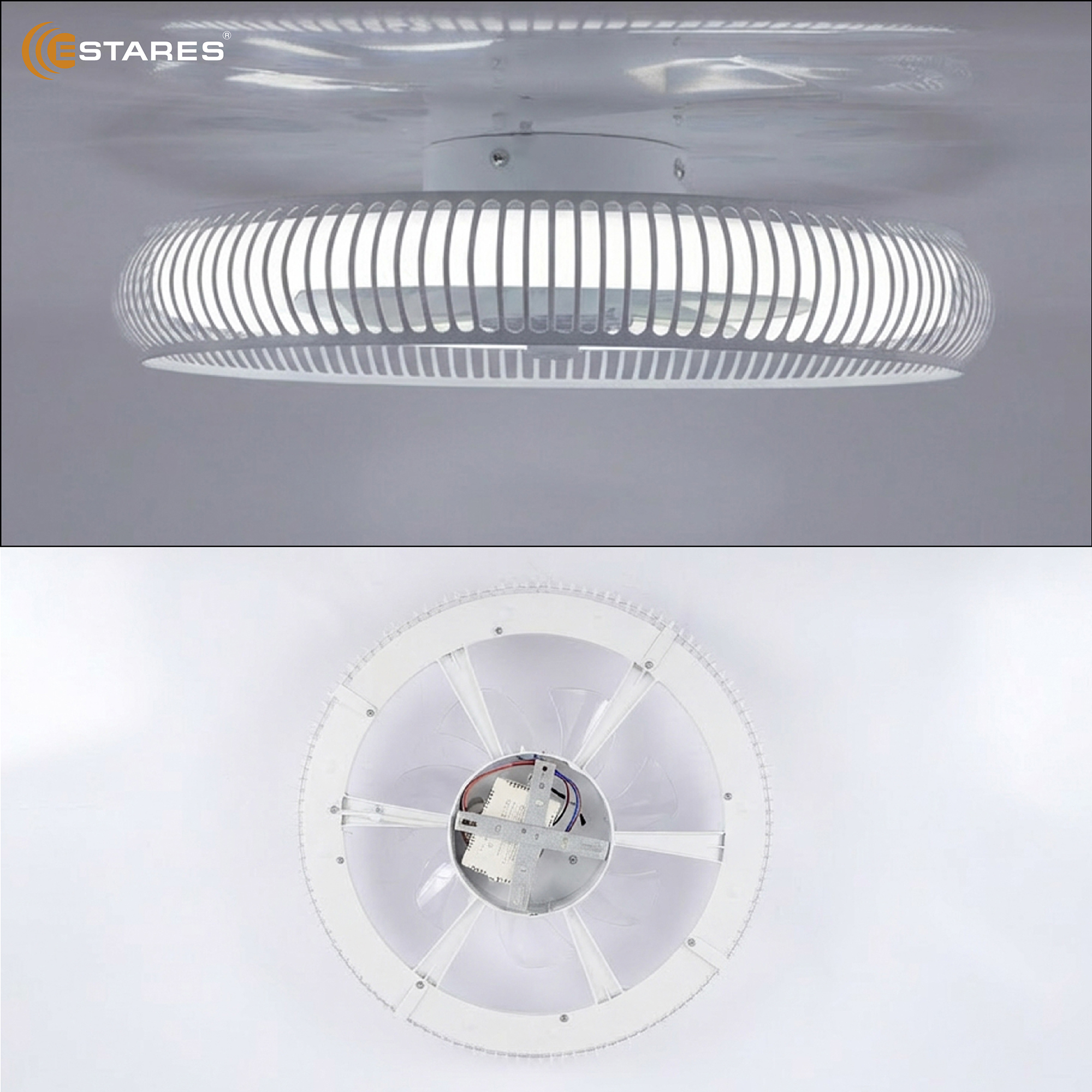 FAN FRAME 45W+15W R-APP-WHITEWHITE Озон 6