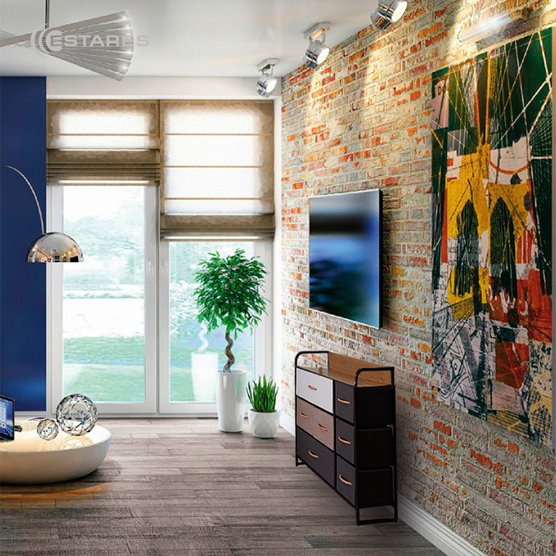 COMMOD 3F-7D-MIXBROWN-80x29x78.5  комод-микс