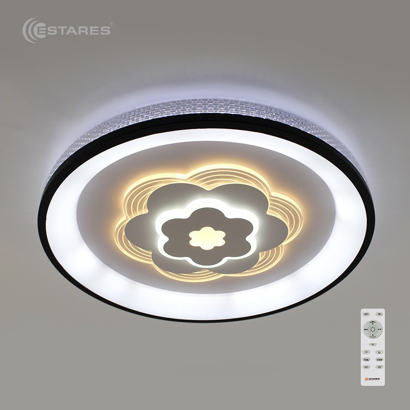 Управляемый светодиодный светильник FOCOS FLOR 80W R-480X66-WHITE/WHITE-220-IP20