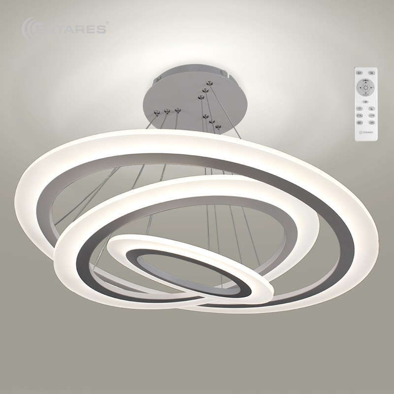 Управляемый светодиодный светильник GRAVITACIA ACRYLIC 75W R-680-WHITE/WHITE-220-IP40