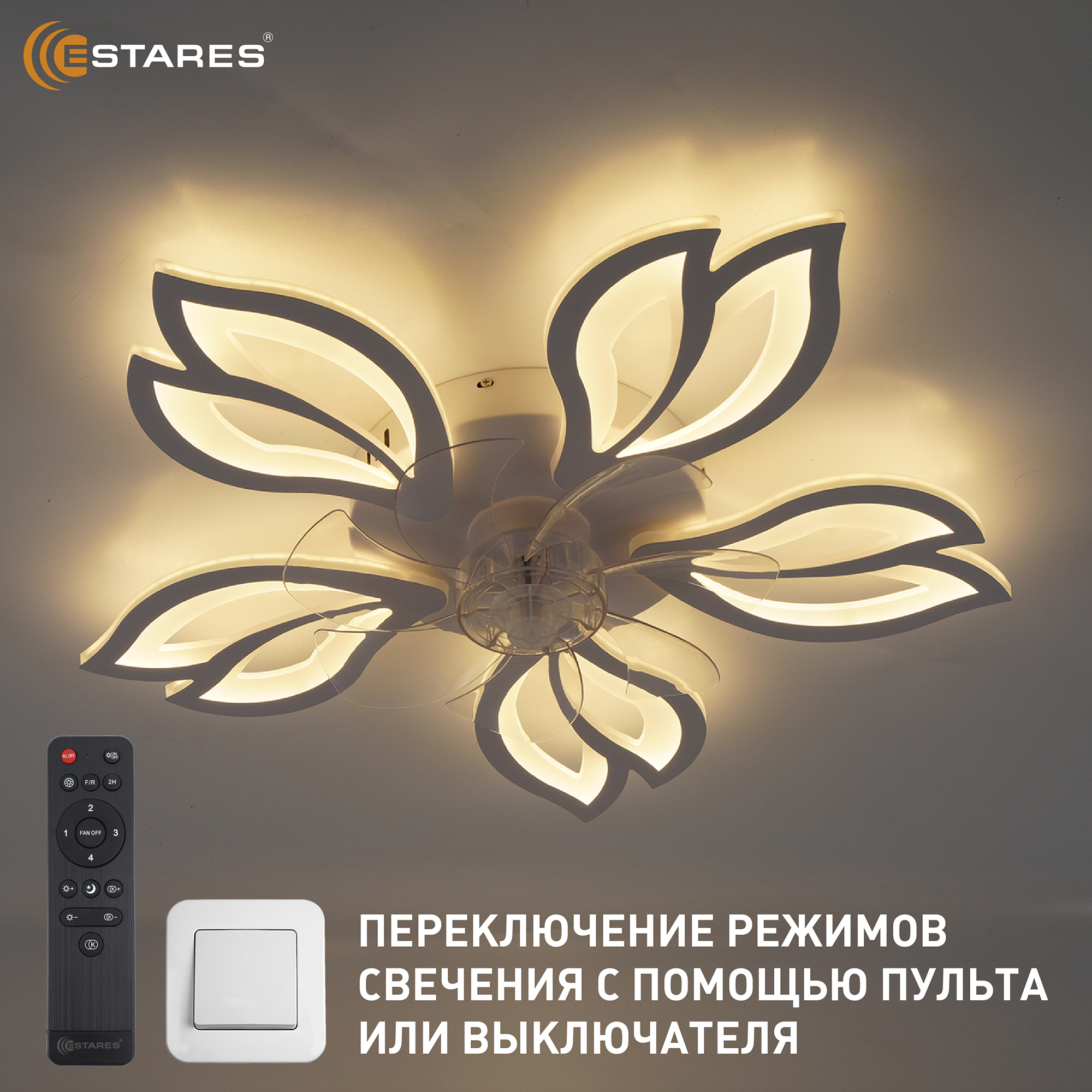 FAN ASTRA 70W+19W 5F-IRC-WHITECLEAR Озон 5