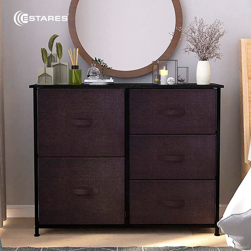 COMMOD novel 3F-5D-BROWN-85х30x70 комод-микс