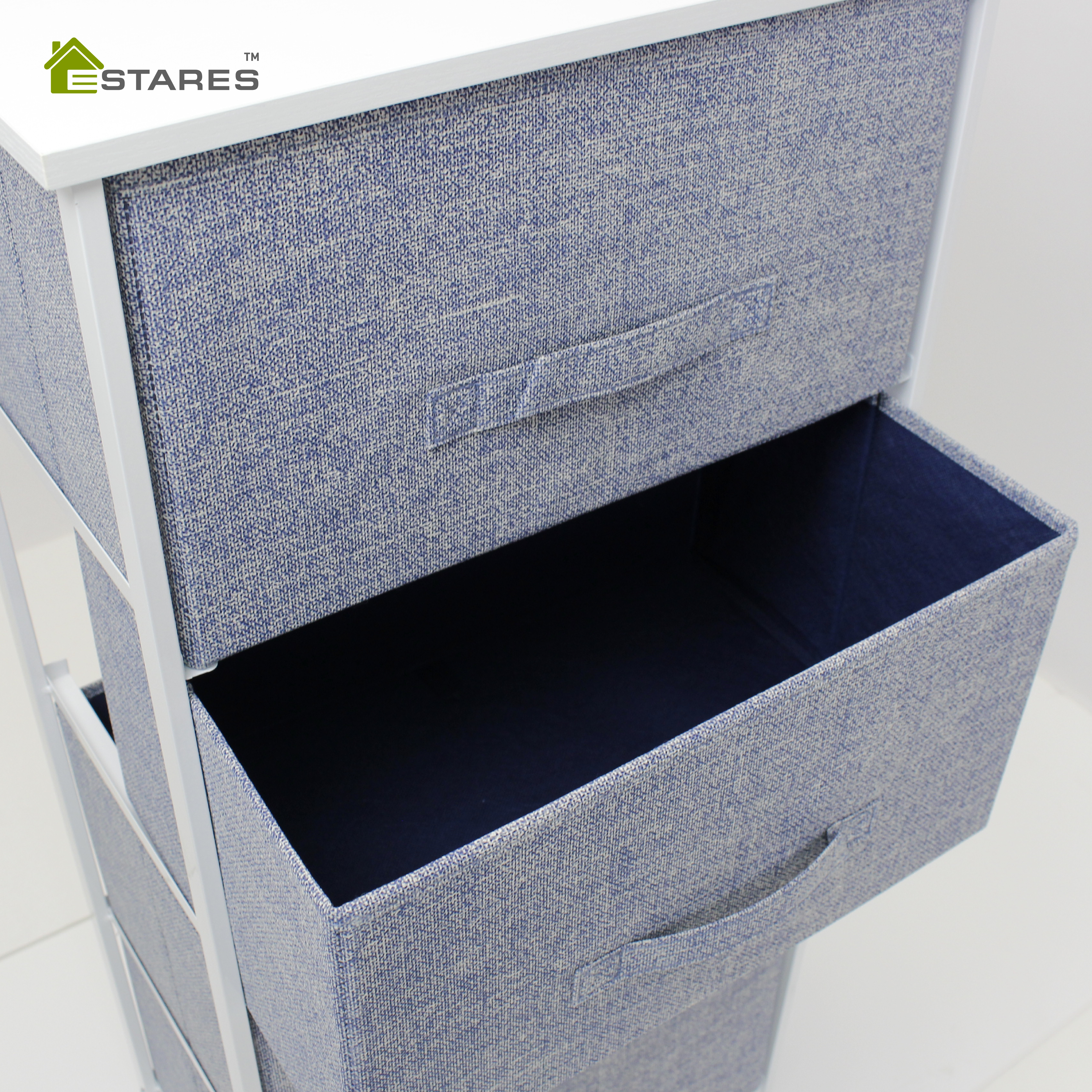 COMMOD novel 4F-4D-WHITE GRAY-45х30x95 комод-макси