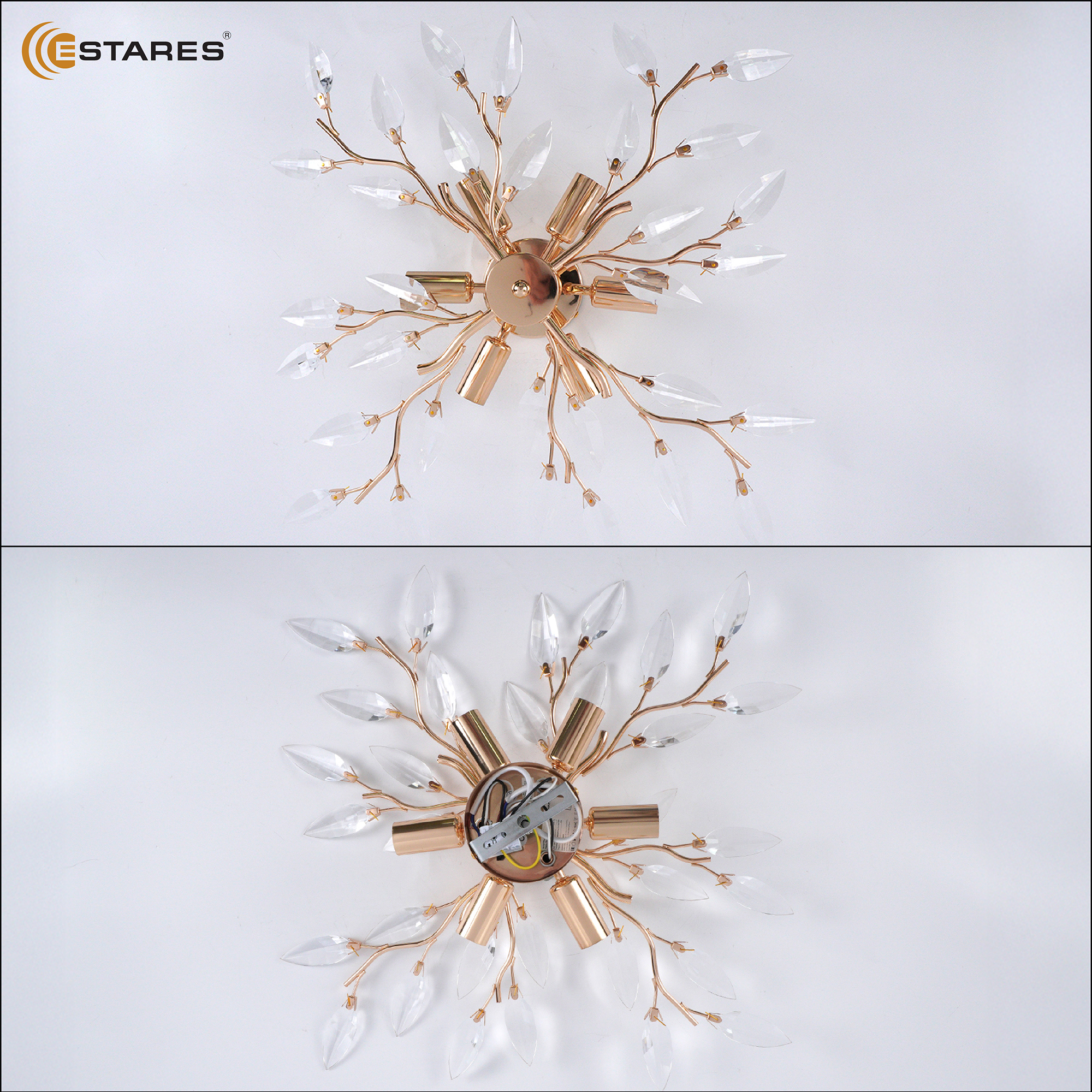 VIOLA 6xE14-600х150-GOLDCRYSTAL Озон 9