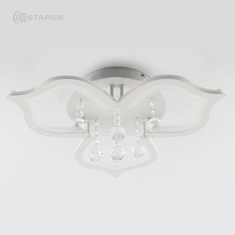 Светодиодная люстра СRYSTALwhite 02 35W R-4000K-500x160-white white-220-IP20