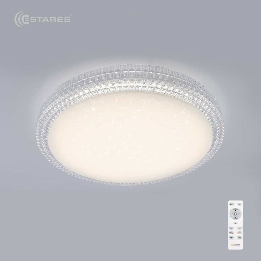 Управляемый светодиодный светильник  AKRILIKA  SOTA 40W R-405-CLEAR/SHINY-220-IP44 /2019