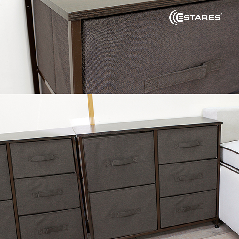 COMMOD novel 3F-5D-BROWN-85х30x70 комод-микс