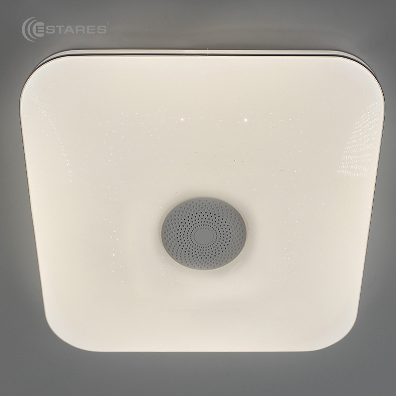Управляемая светодиодная музыкальная люстра a-play RGB 80W S-APP-430-WHITE WHITE-220-IP20