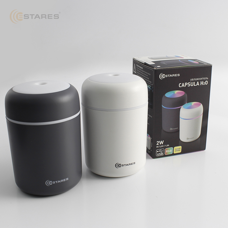 Портативный увлажнитель воздуха с RGB  CAPSULA H2O 2W-RGB-78x119-WHTE-DC0.5W 1A