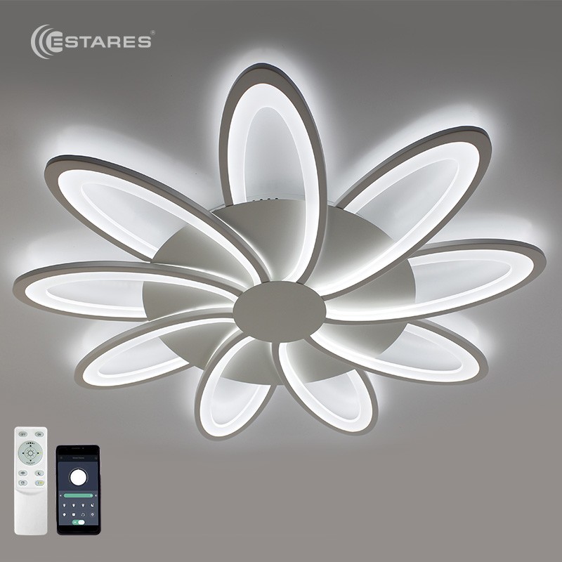 Управляемая светодиодная люстра LORENA 150W 9R-APP-825X46-WHITE/WHITE-220-IP20