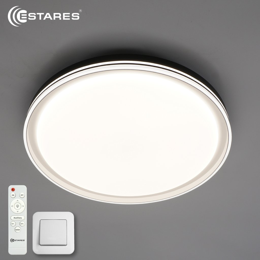 Управляемый светодиодный светильник OLIVER 100W R-IRC-510x70-WHITE/BLACK/WHITE-220-IP40