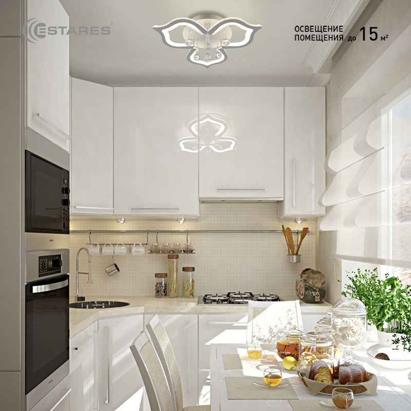 Светодиодная люстра СRYSTALwhite 02 35W R-4000K-500x160-white white-220-IP20
