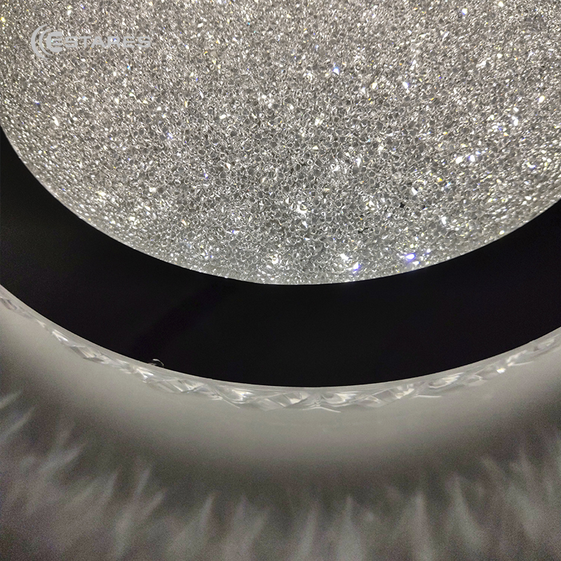 Накладной светодиодный светильник SIYANIE 25W R-350-CW-CRYSTAL-IP20 2019