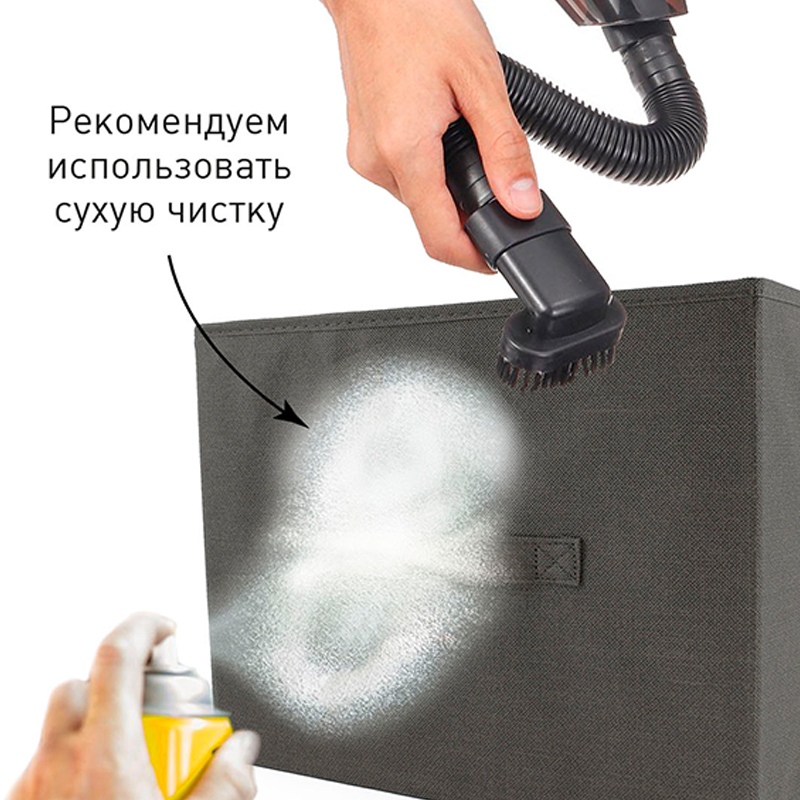 COMMOD novel 2F-2D-GRAY-45х30х51 тумба прикроватная