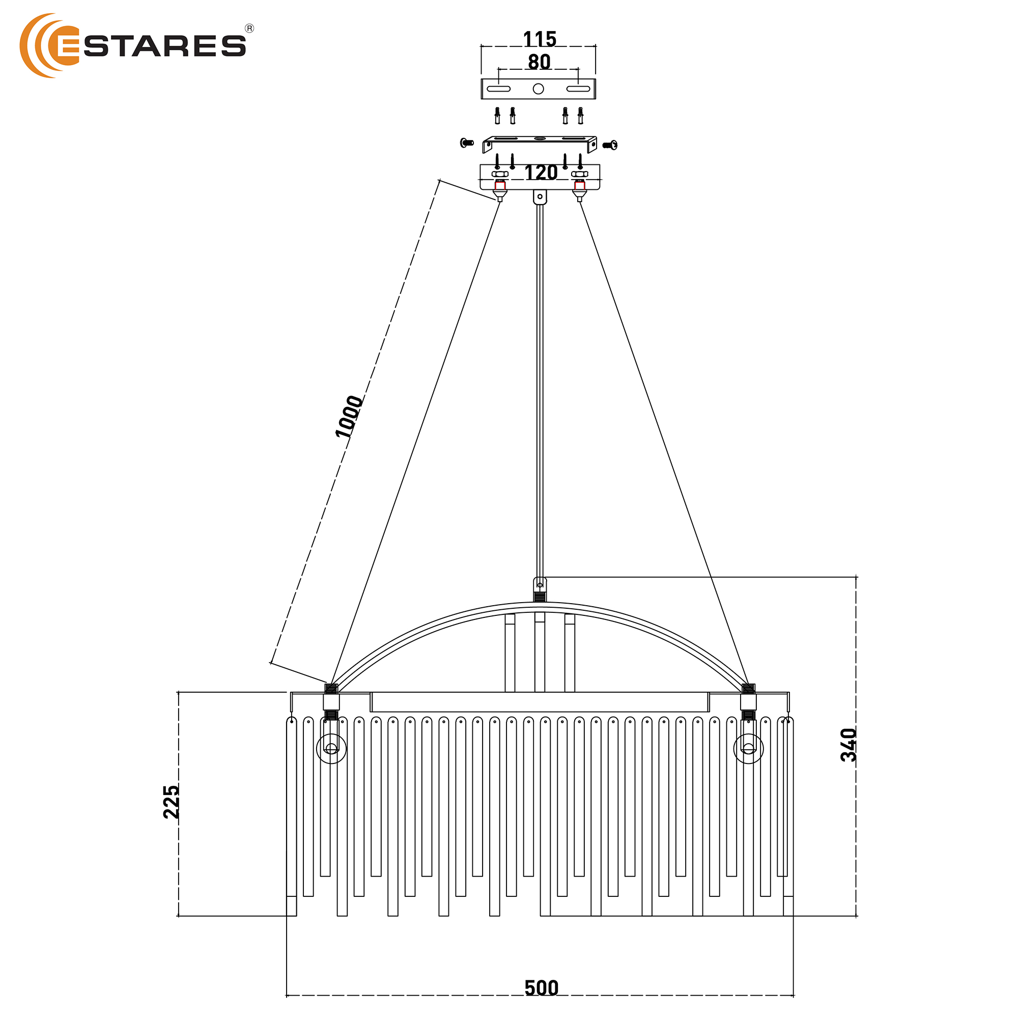 ATRIA Е14х8 R BLACK Озон 7