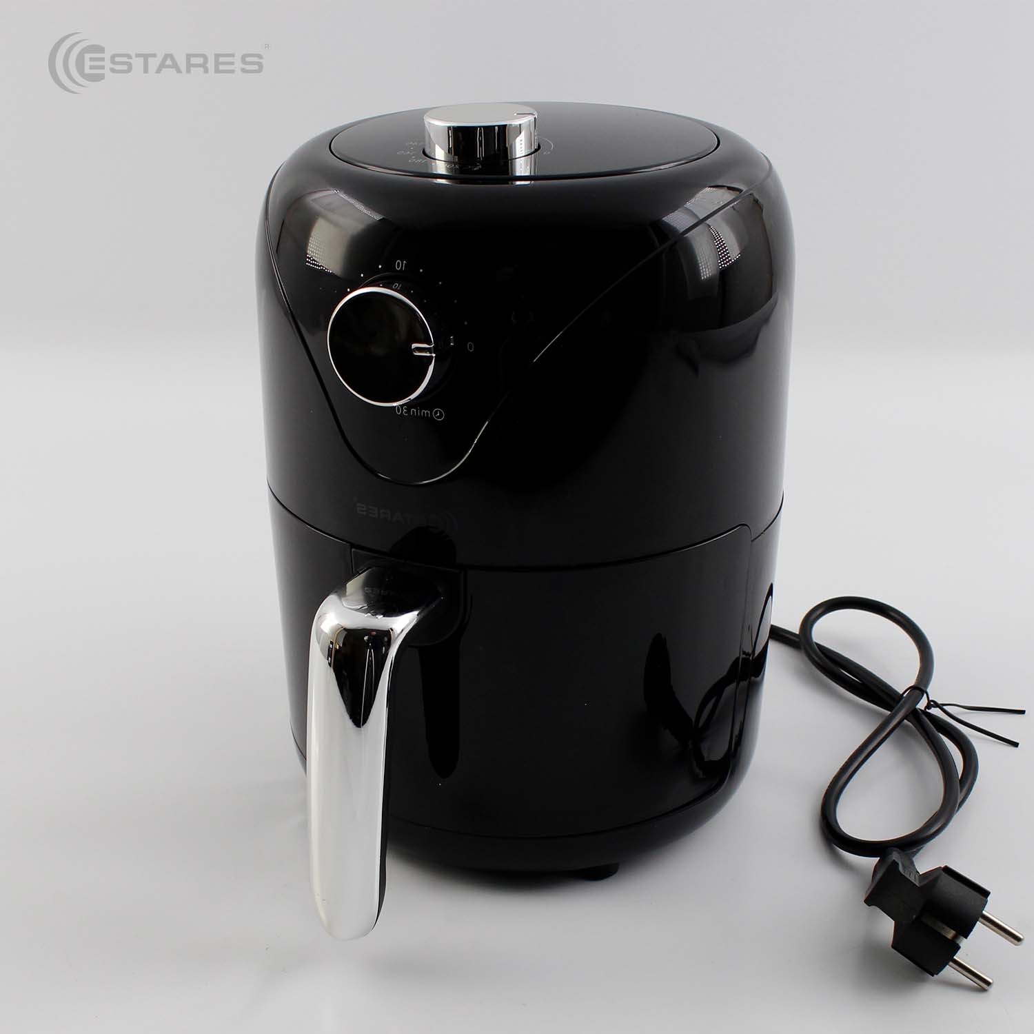 Аэрогриль EASYCOOK mini 900W-MT-220V-2.2L-202х300х285-black chrome