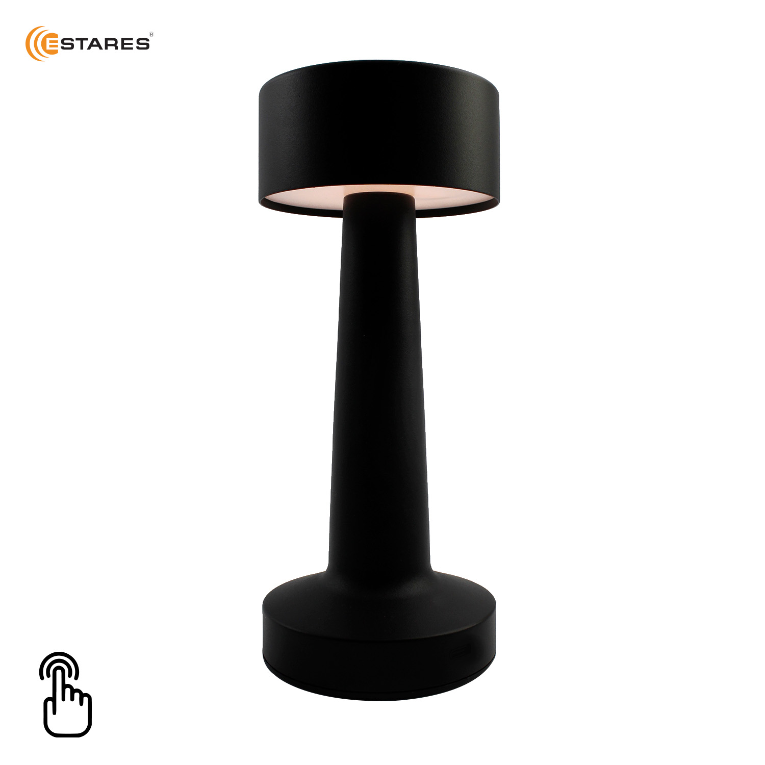 Управляемая настольная лампа DOWN LIGHT 2W R-SENSOR-85X215-BLACK-DC5V 1A-IP20