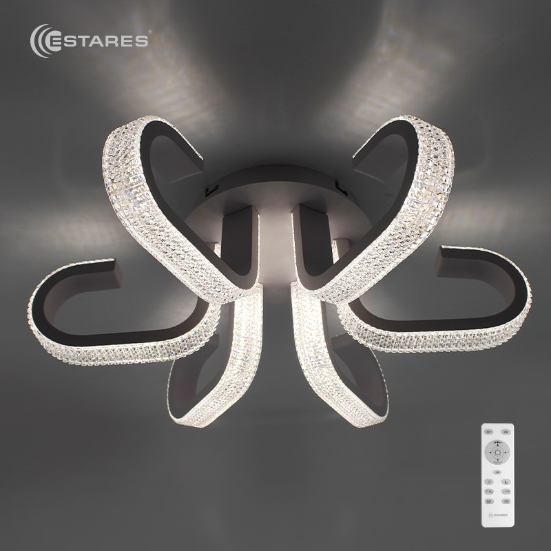  Управляемый светодиодный светильник MEDUSA akrilika 108W R-600-WHITE/CLEAR-220-IP20