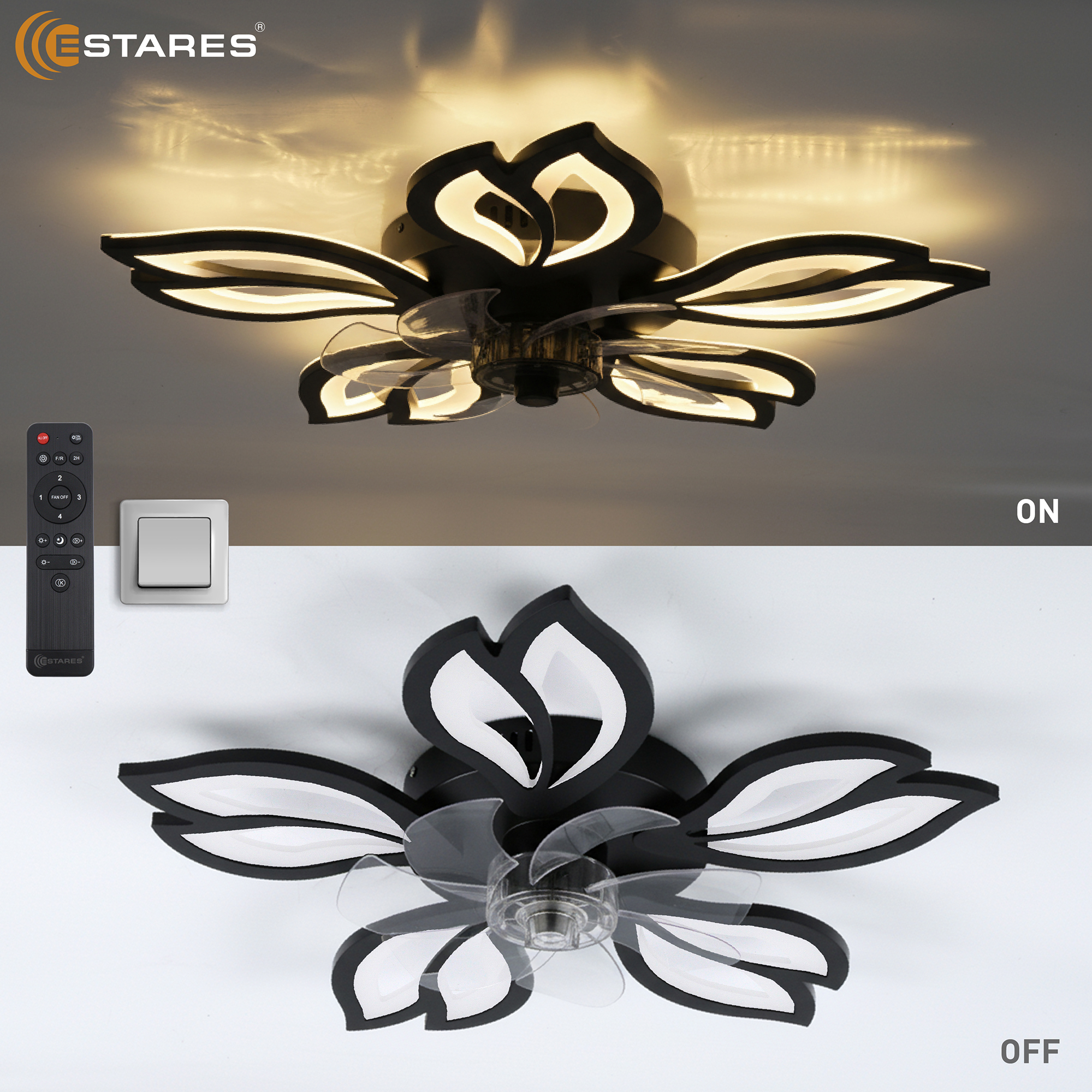 FAN ASTRA 70W+19W 5F-IRC-620x125-BLACKWHITE Озон 2
