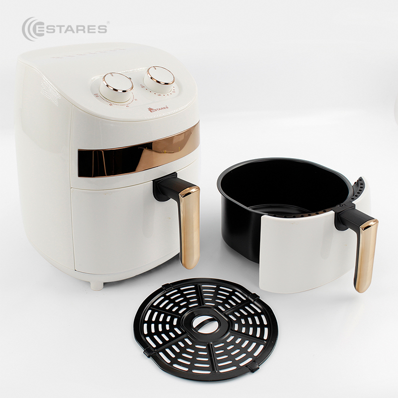 АЭРОГРИЛЬ EASYCOOK 1000W-220V-3.5L-280x280x335-WHITE GOLD