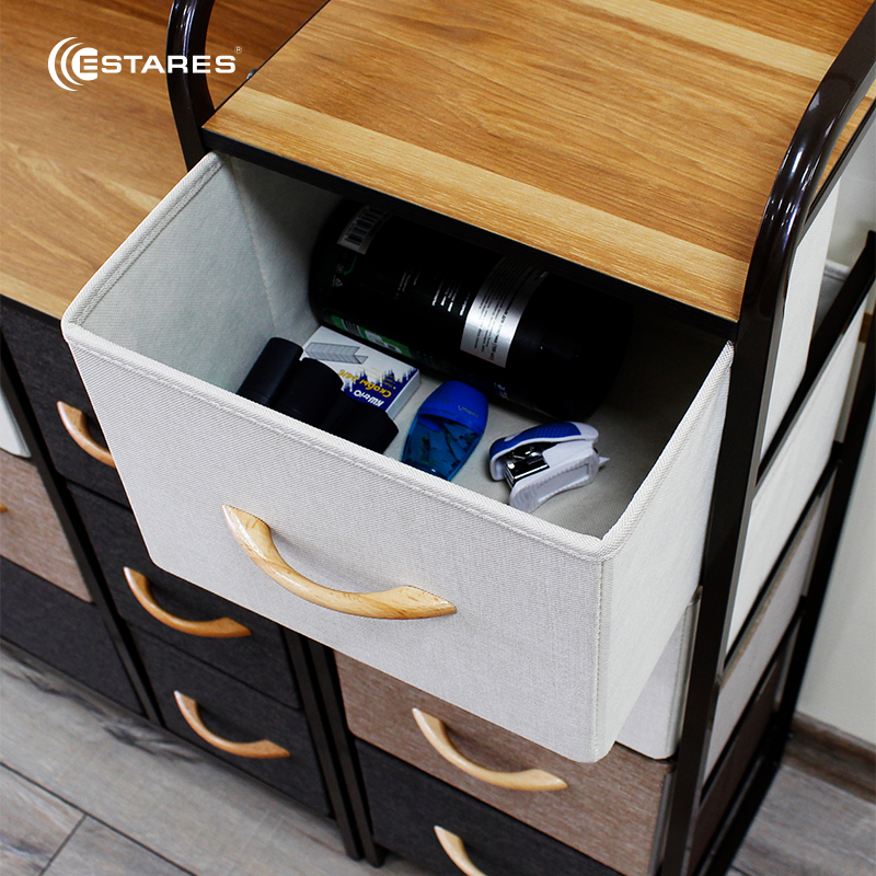 COMMOD 3F-4D-LIGHTBROWN-58x29x78.5  комод-мини