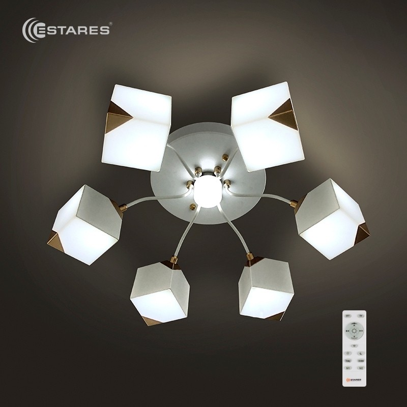 Управляемый светодиодный светильник CUBES 80W R-750-WHITE/WHITE-220-IP20