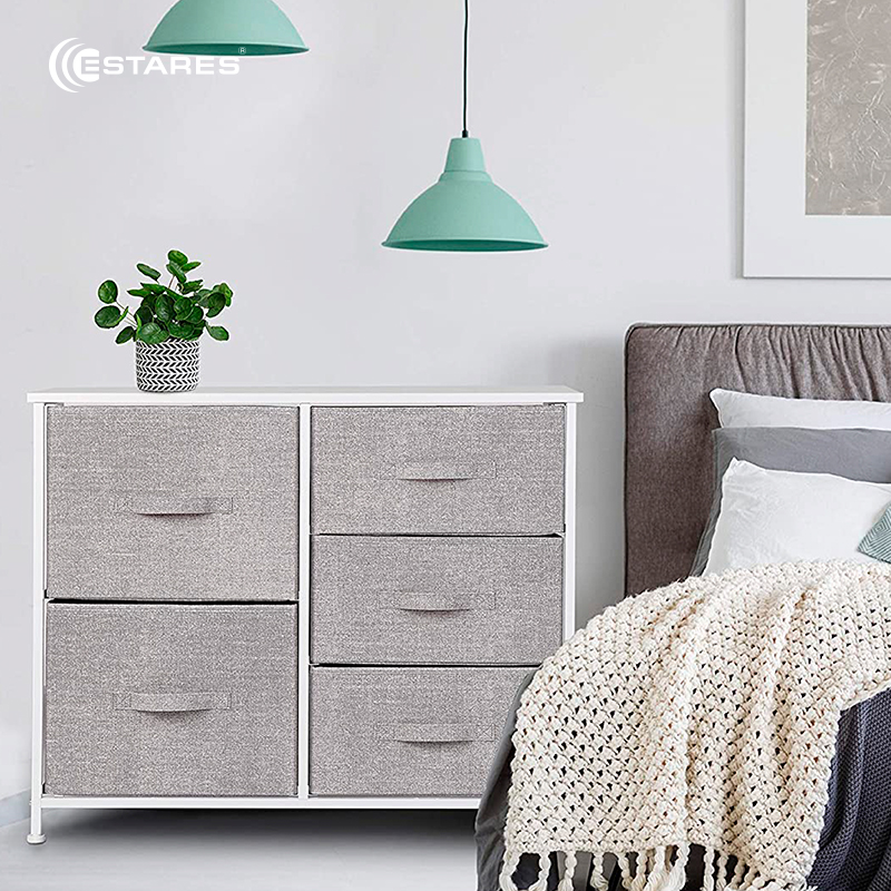 COMMOD novel 3F-5D-BEIGE-85х30x70 комод-микс