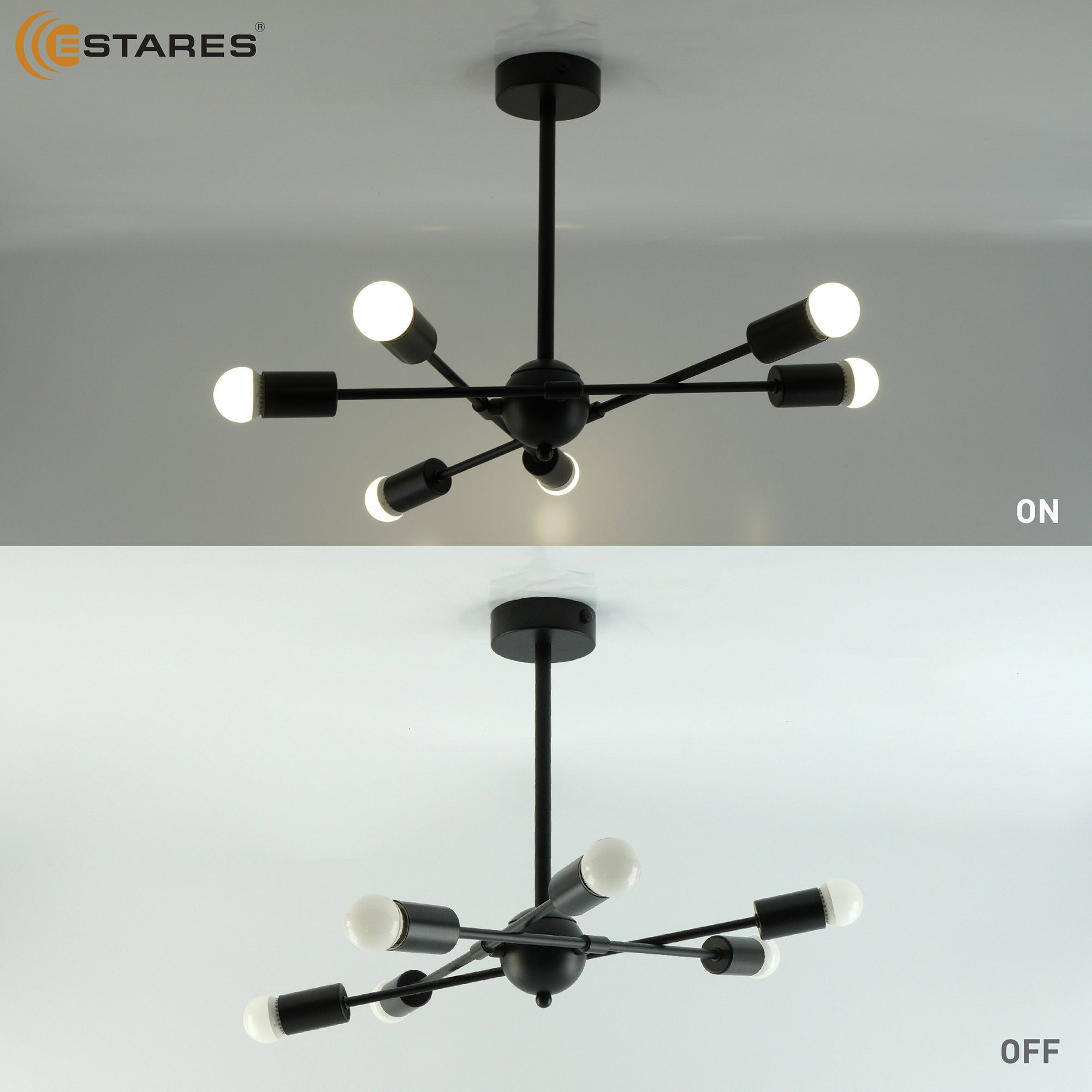 Люстра YORK 6xE27 R-510x380-BLACK-220-IP20