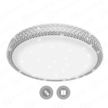 Управляемый светодиодный светильник PLUTON 60W R-520-SHINY-220V-IP44