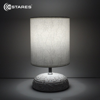 Настольная лампа GAMMA 1xE14 R-150x150x265-WHITE-220-IP20