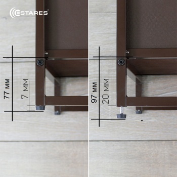 COMMOD 3F-7D-MIXBROWN-80x29x78.5  комод-микс