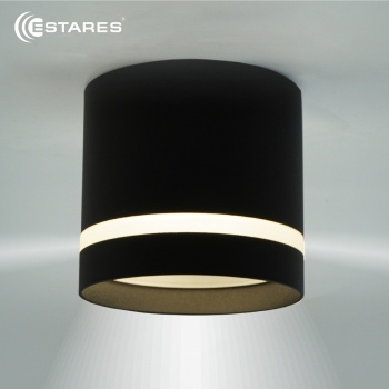 Светильник GUSTA 1xGX53-85x80-BLACK-220-IP20