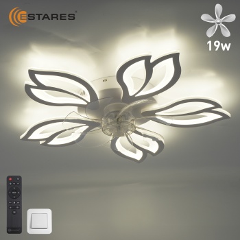 FAN ASTRA 70W+19W 5F-IRC-WHITECLEAR О9