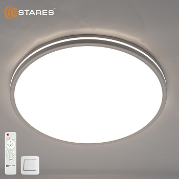 Управляемый светодиодный светильник SPICA 80W R-IRC-480x35-WHITE/WHITE-220-IP20