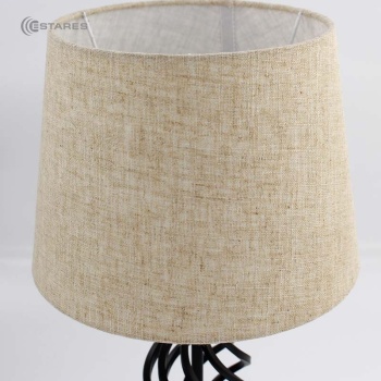 Настольная лампа DUBLIN 1xE27 R-115x240x410-BLACK BEIGE-220-IP20