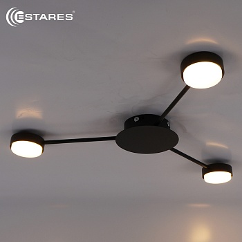 Люстра KATE 3xGX53 R-670x40-BLACK-220-IP20