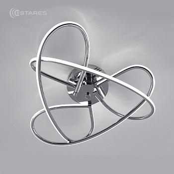 Светодиодная люстра LIANA MONO 70W R-6000K-460х190-CHROME/WHITE-220-IP20/6000K