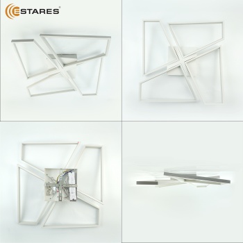 Управляемая светодиодная люстра ORLANDO 120W S-APP-550x550x90-WHITE WHITE-220-IP20