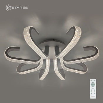  Управляемый светодиодный светильник MEDUSA akrilika 160W R-800-WHITE/CLEAR-220-IP20